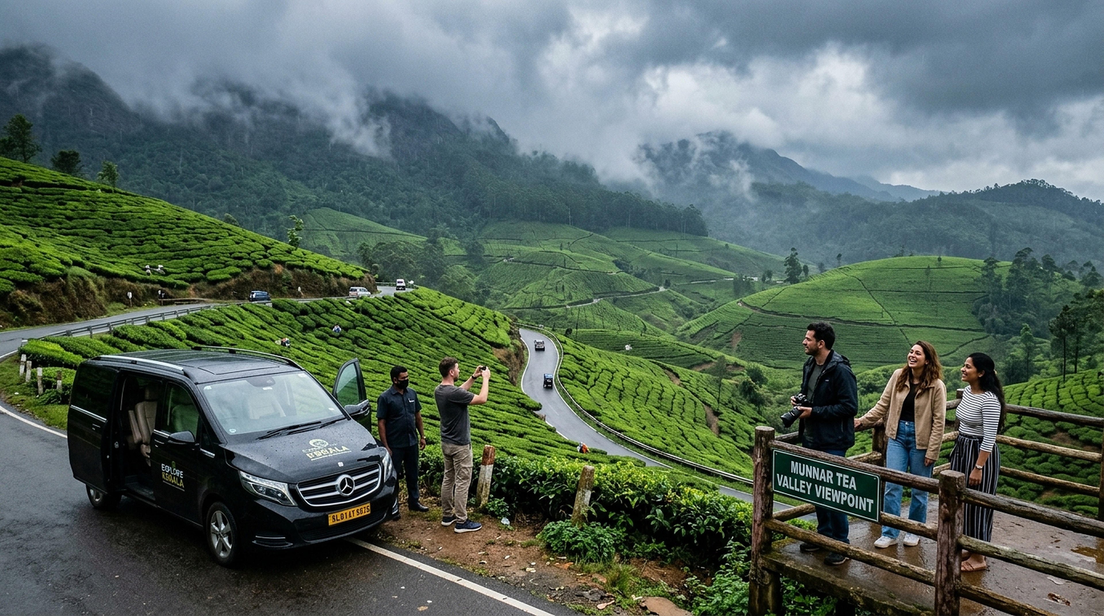Chauffeur-driven luxury car service in Kerala
